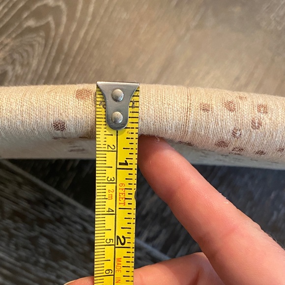 Source Unknown Cream Clutch with Brown Accents - Picture 10 of 10